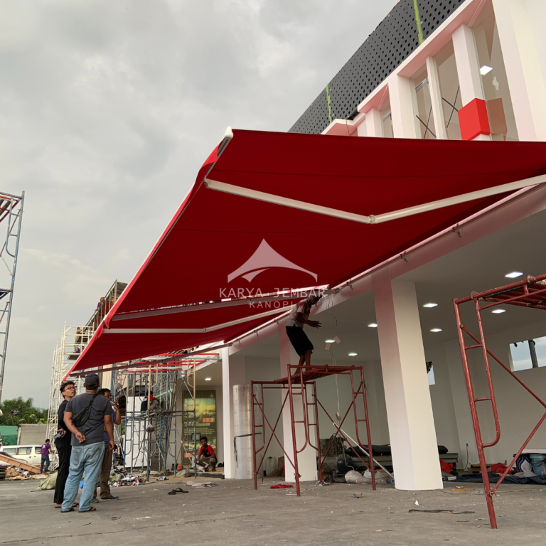 jasa pemasangan awning gulung jakarta