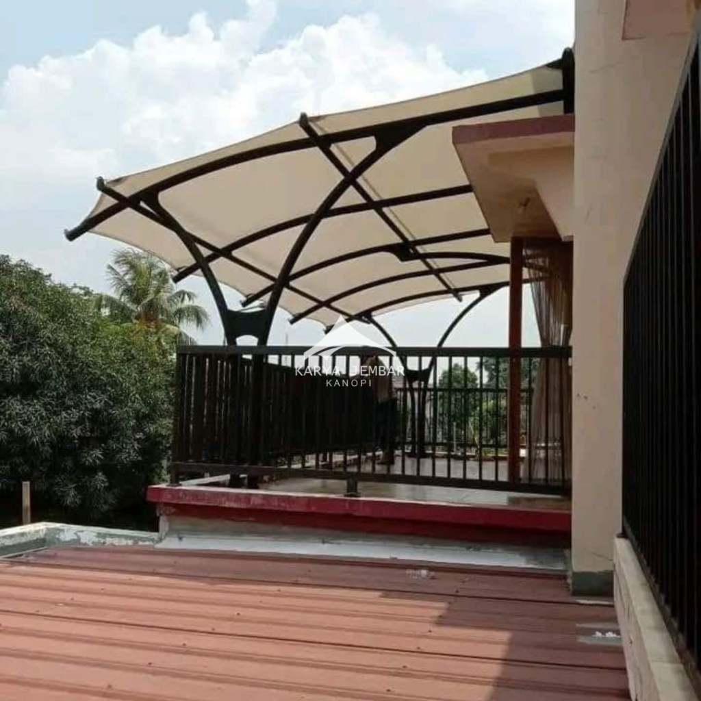 Kanopi membrane elegan karya Karya Jembar Kanopi